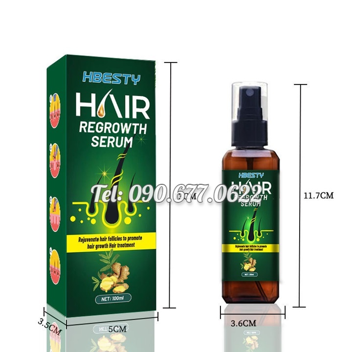 Serum dưỡng kích mọc tóc, giúp tóc mọc nhanh, mọc nhiều và dày, sợi tóc đen bóng xuất xứ Nhật Bản – Mã số 1230
