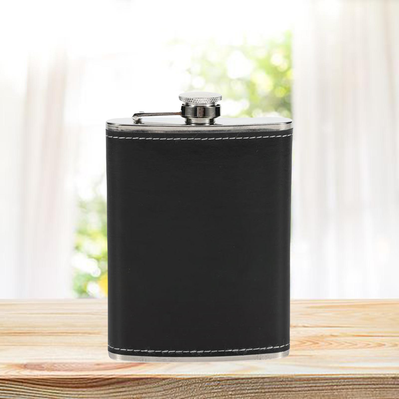 Matte Hip Flask Stainless Steel Leakproof for Wedding Party Fishing Sparkle