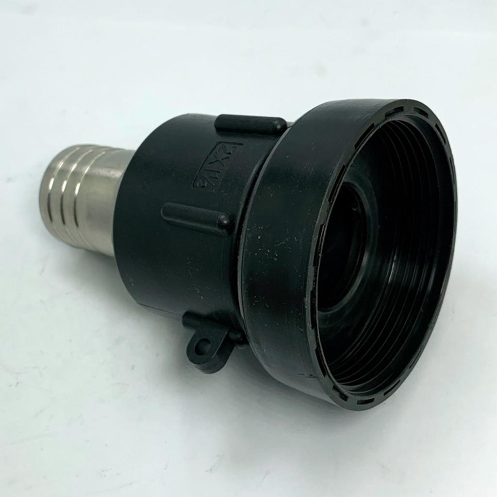IBC Tank Adapter 3" To Stainless Steel Garden Hose Valve Fittings Parts