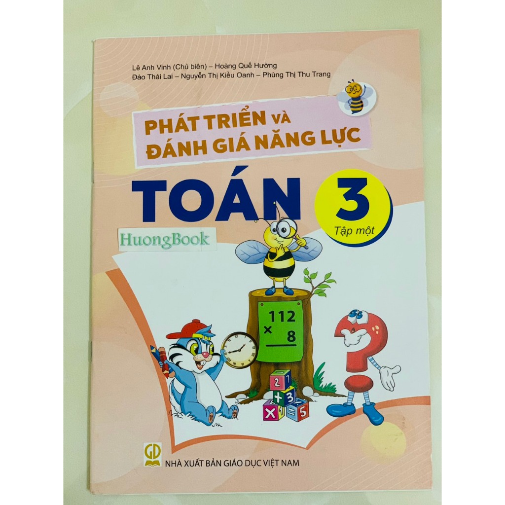 Sách - Combo 2 cuốn Phát triển và đánh giá năng lực Toán lớp 3 tập 1+2 - ĐN