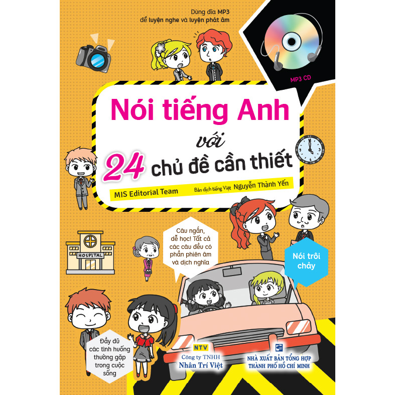 Nói Tiếng Anh Với 24 Chủ Đề Cần Thiết - Kèm 1 Đĩa Mp3