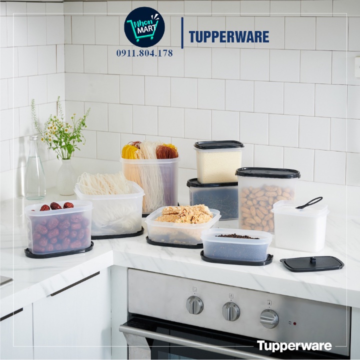 Bộ Hộp Thực Phẩm Kệ Bếp Modular Mate Super Kitchen - 9 Hộp Siêu Tiện Lợi