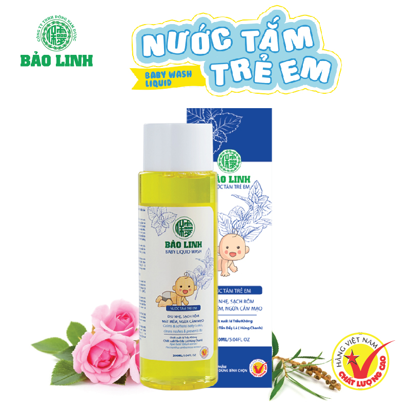 Nước Tắm Tinh Dầu Bảo Linh Dành Cho Trẻ Em 70ml