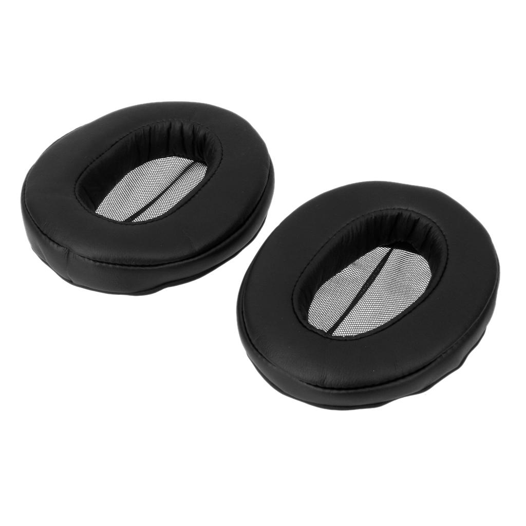 Replacement Ear Cushion Pads Earpads for MDR-1A Headphone Black