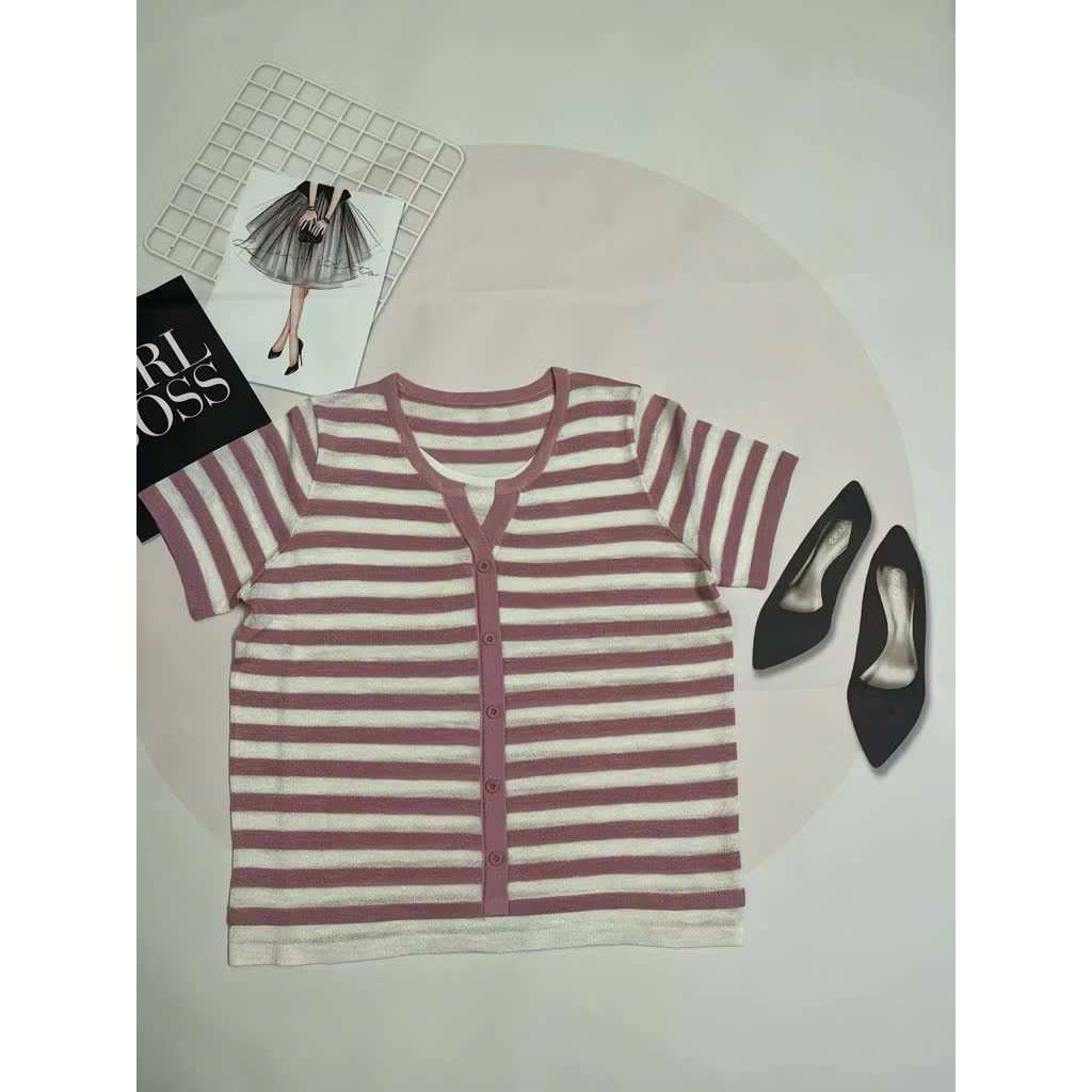 Áo len mongtoghi QC,áo len dệt kim nữ hàng thanh lý mới họa tiết trẻ trung size 50-58,60kg