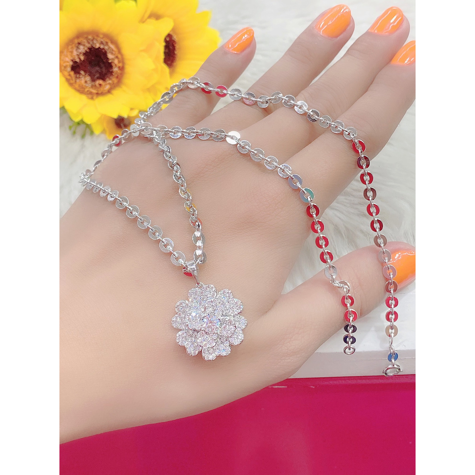Dây chuyền nữ xi kim cao cấp H662