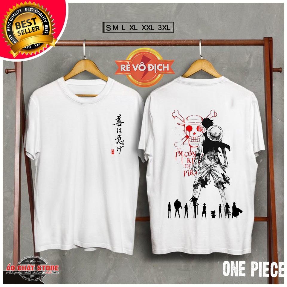 Áo Thun LUFFY Mũ Rơm Hải Tặc Siêu Đẹp | Áo One Piece Luffy Đẹp Tshirt