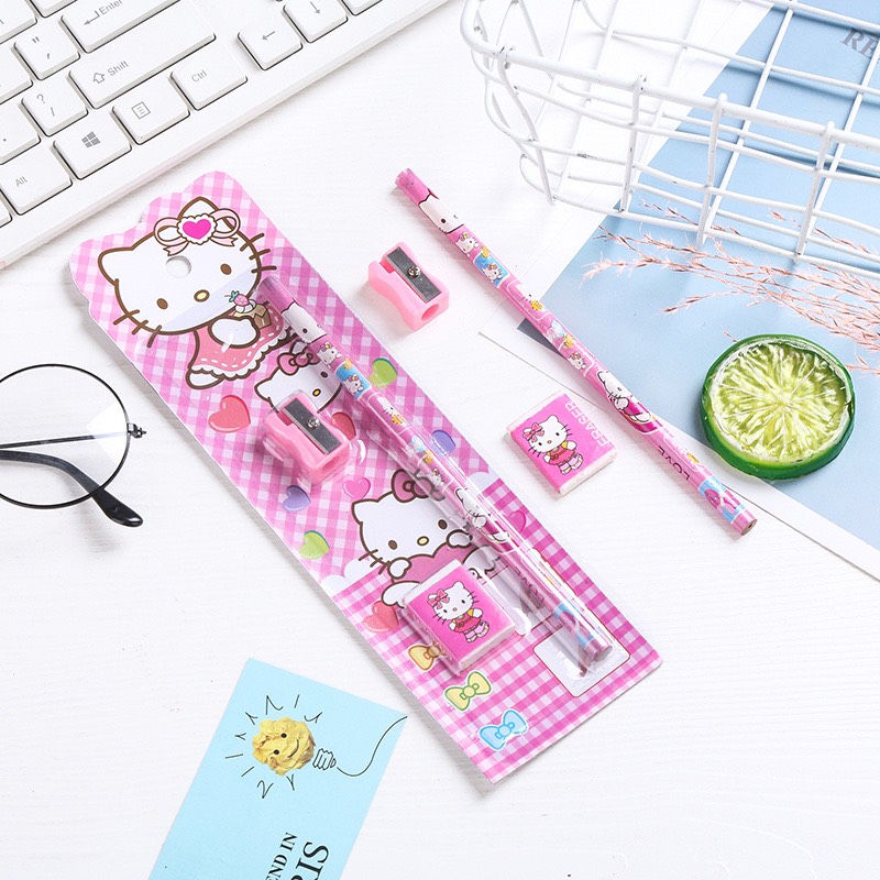 Bộ combo học tập siêu xinh lung linh , đồ dùng học tập cho bé