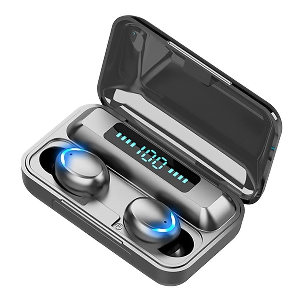 F9 Bluetooth 5.0 Earphones 350mAh  Wireless Stereo Earpieces with Charging Case
