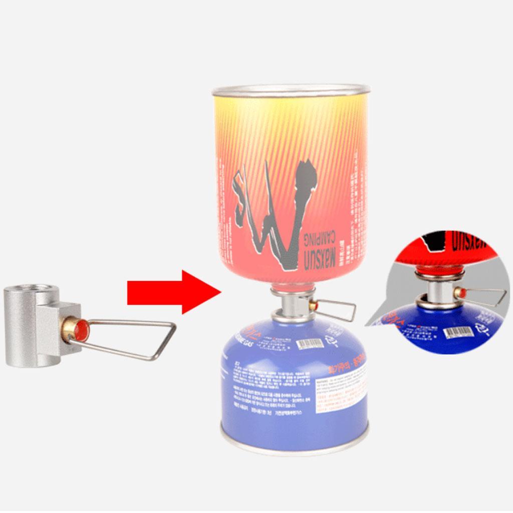 2-4pack Camping Stove Gas Tank Adapter Converter Propane Gas Cylinder Refill