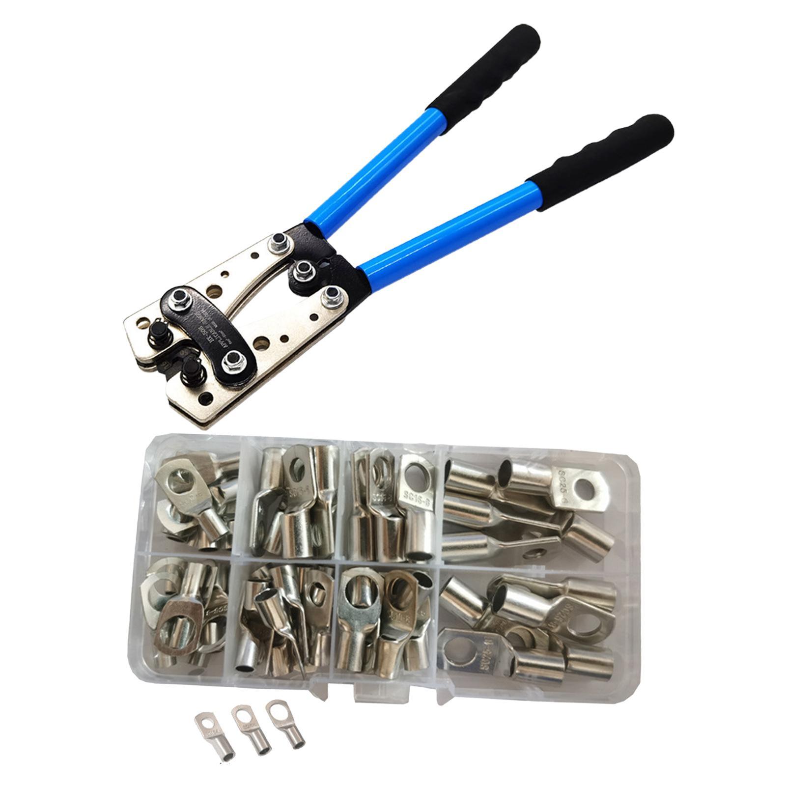 Cable Crimping Plier with Cable Lugs Wire Rope Crimping Tool Crimper Tool for 6~50mm2