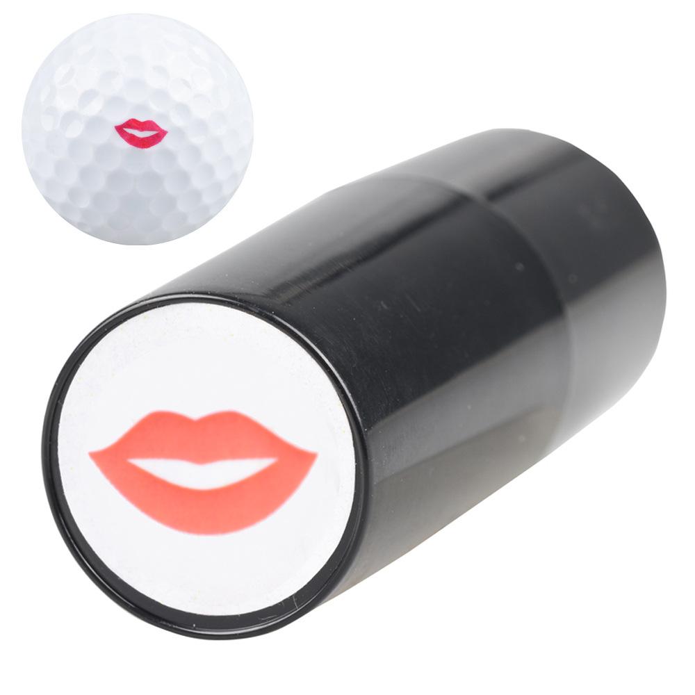 Golf Ball Silicone Seal Stamper Golf Ball Mark nhanh khô cho nam giới trẻ em trẻ em tặng nhiều loại mẫu màu đỏ màu xanh lá cây mới Color: 8