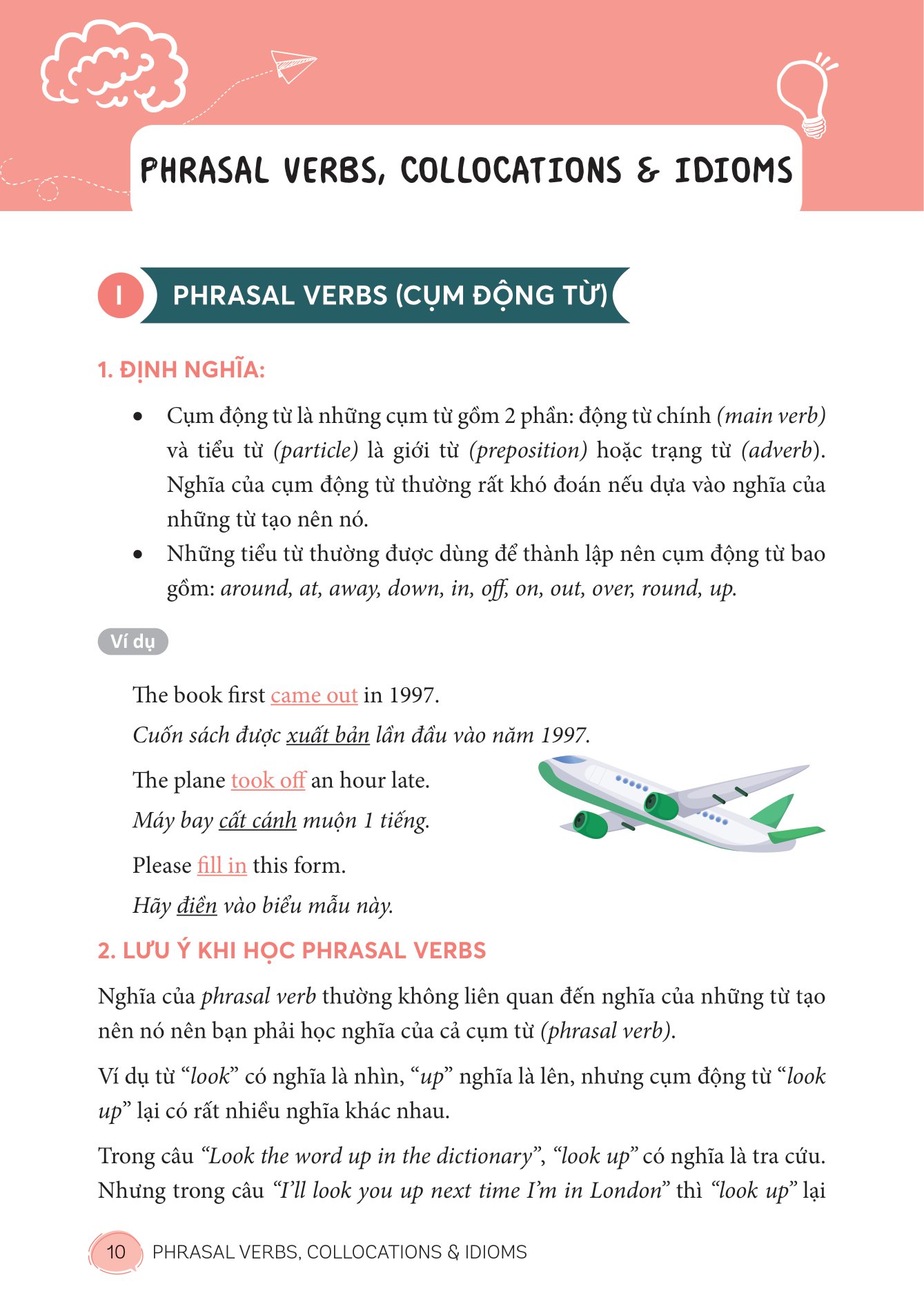 Mind Map English Phrasal Verbs, Collocations And Idms - Cụm Động Từ, Cụm Từ Và Thành Ngữ Tiếng Anh Qua Sơ Đồ Tư Duy _MC