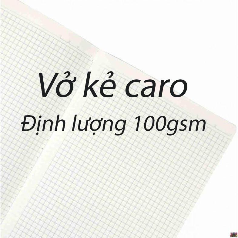 Vở kẻ ngang caro bìa Pattern 80tr 120tr 160 trang Self Planner