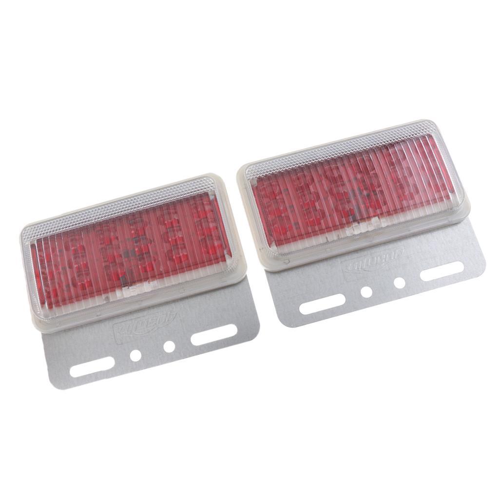 2 Pieces LED Car Trunk Light Side Light Clearance Lamp Trailer Lamp
