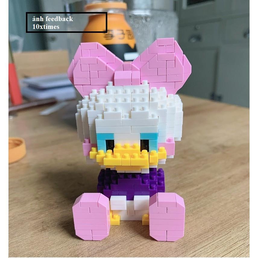 Đồ chơi Lego 3D lắp ráp mô hình nhân vật hoạt hình vịt donald disney dễ thương, quà tặng sinh nhật bạn trai gái