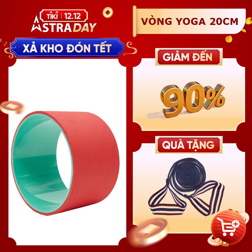 Vòng tập yoga cao cấp bản rộng 33 x 20cm - YOGA QG , bản to trơn và vòng gai 3D , khách được chọn màu ,độ bám đàn hồi cao , dễ dàng vệ sinh , nhựa ABS chịu lực 200kg - Hàng chính hãng