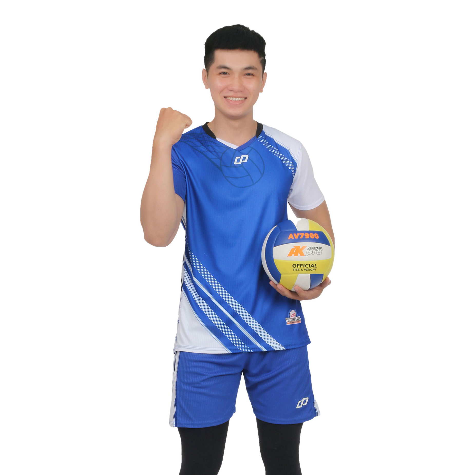 Bộ Quần Áo Thể Thao Bóng Chuyền Màu Bích Nam GALVIN – CP SPORT BC03