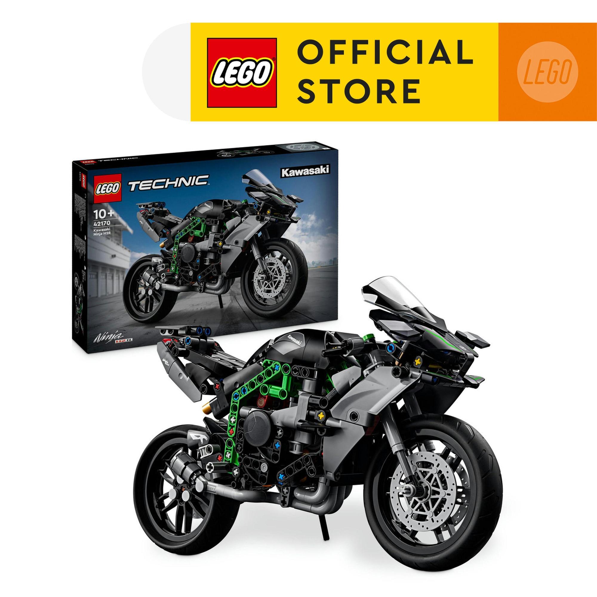 LEGO TECHNIC 42170 Đồ chơi lắp ráp Xe mô tô thể thao Kawasaki Ninja H2R (643 Chi Tiết)