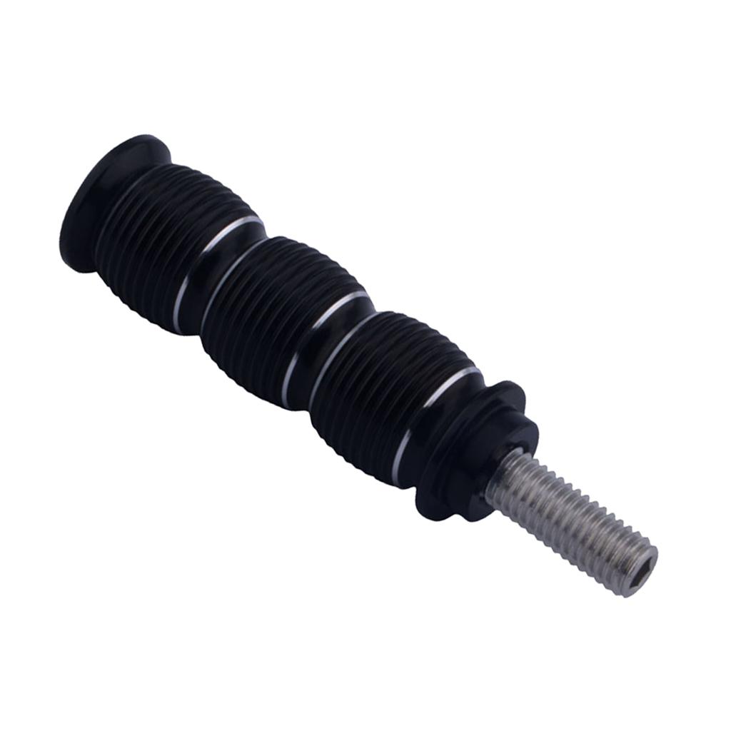 2pcs CNC Motorcycle Ribbed Toe Peg for Victory Cross Country Black
