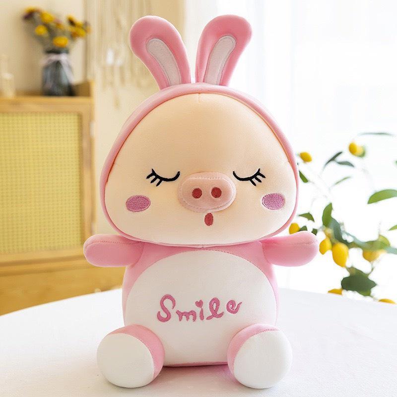 Gấu Bông Heo smile xinh xuất sắc.  Màu sắc xinh dễ thương GauBong.voyo