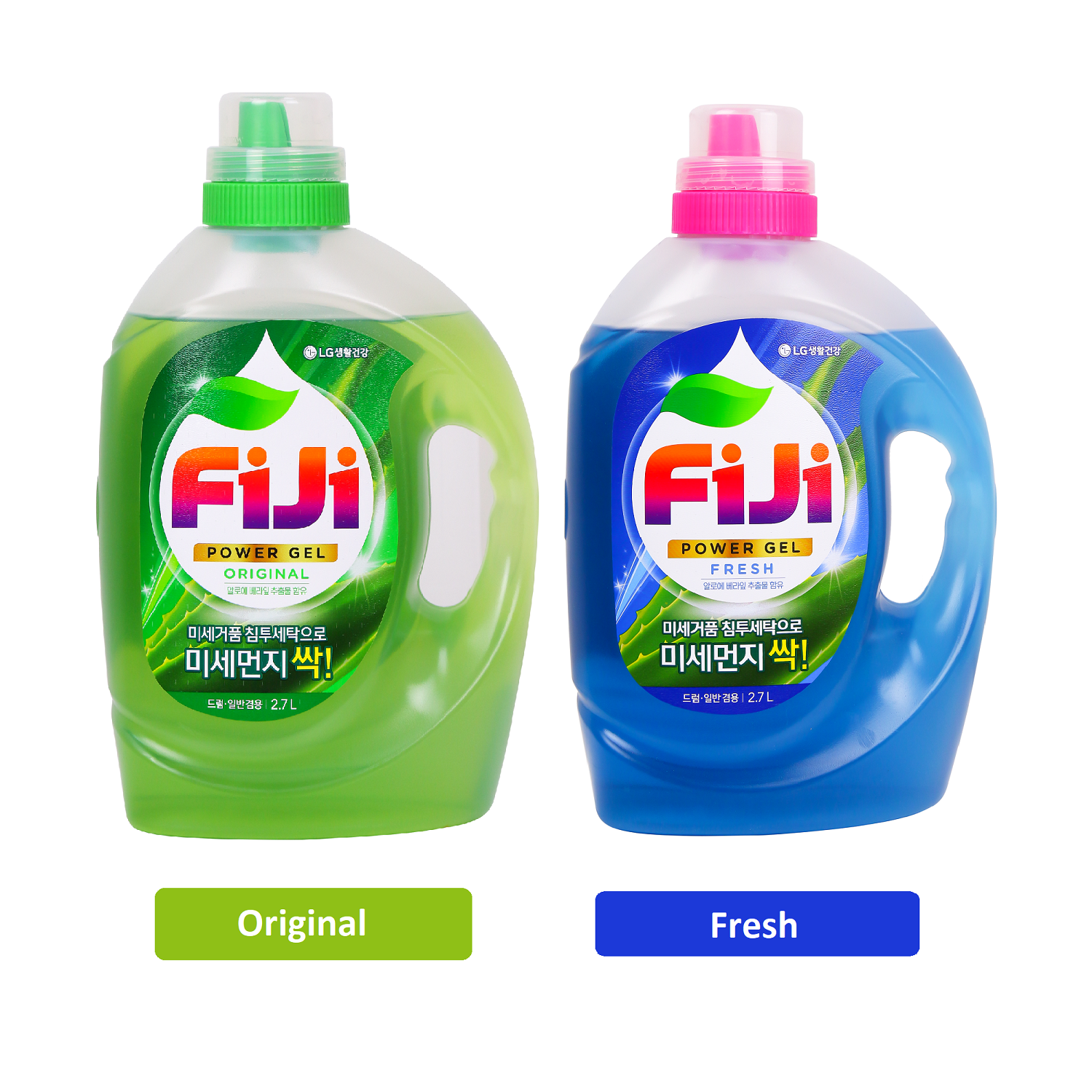 Nước giặt FIJI Power Gel Original làm sạch vượt trội, hương truyền thống 2.7L