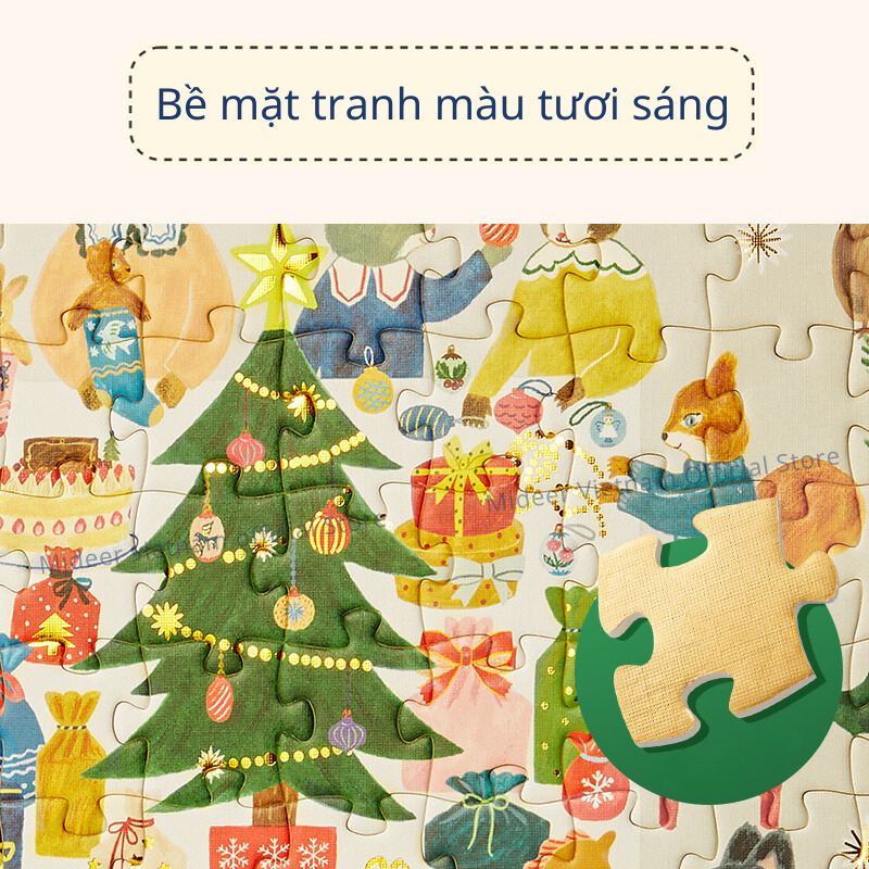 Bộ xếp hình Noel Mideer Christmas Gift box puzzles