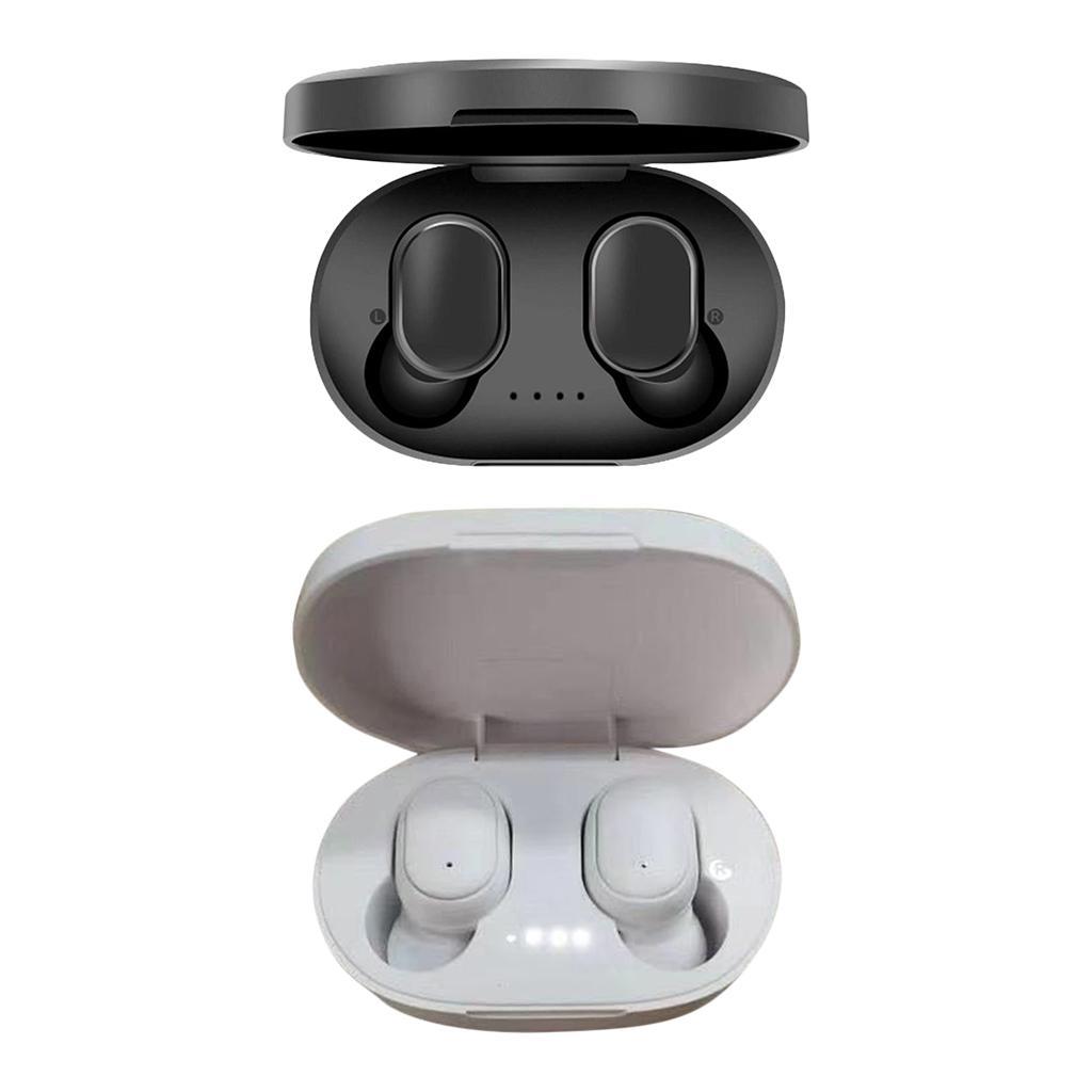 4xA6S Airdots Headset Bluetooth5.0 Earphone Headphone Stereo Earbuds Black