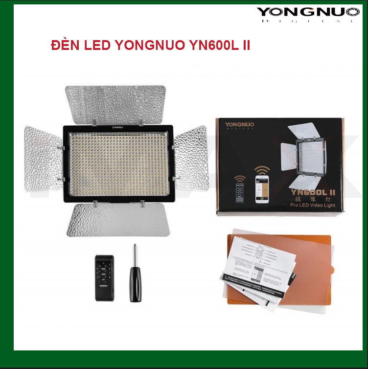 Đèn LED Yongnuo YN-600L II Thế Hệ Mới Nhất - Hàng Nhập Khẩu