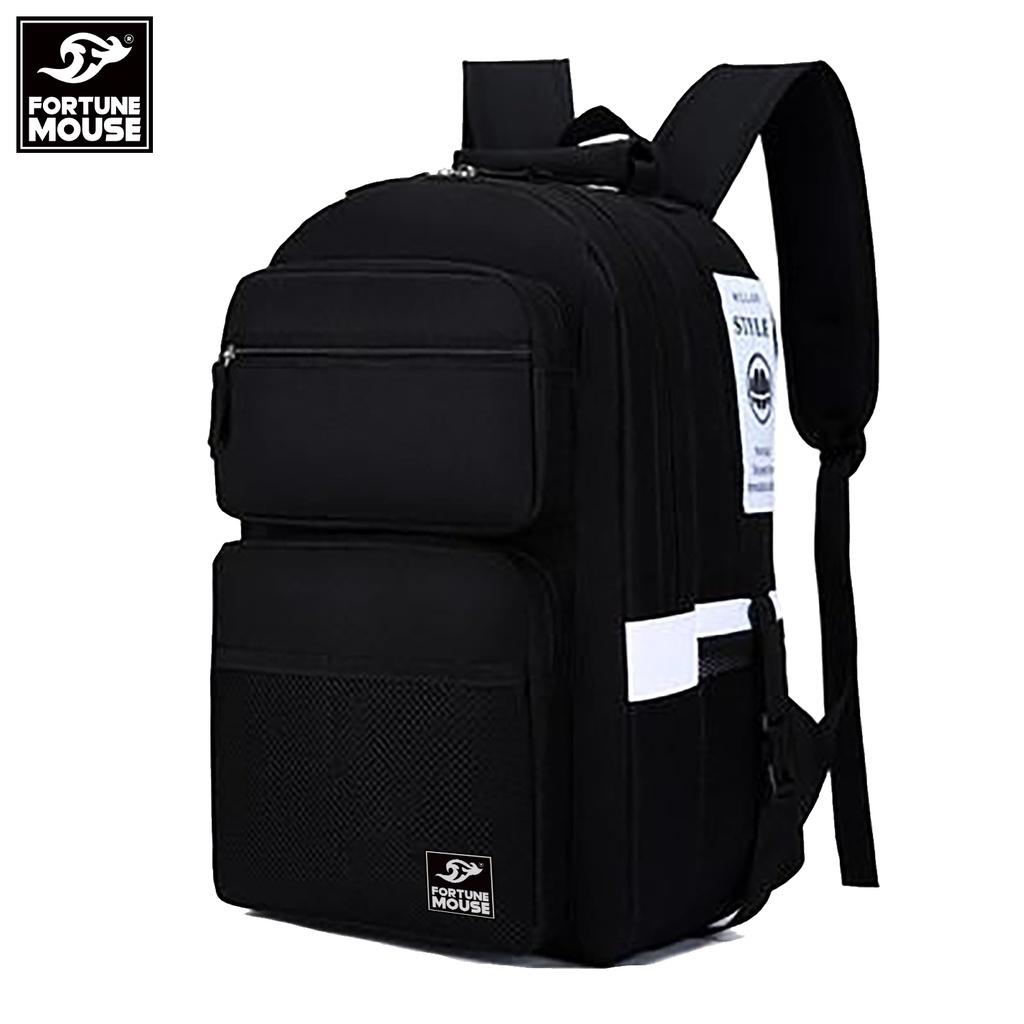 Balo laptop thời trang Fortune Mouse nhiều ngăn nam nữ B197