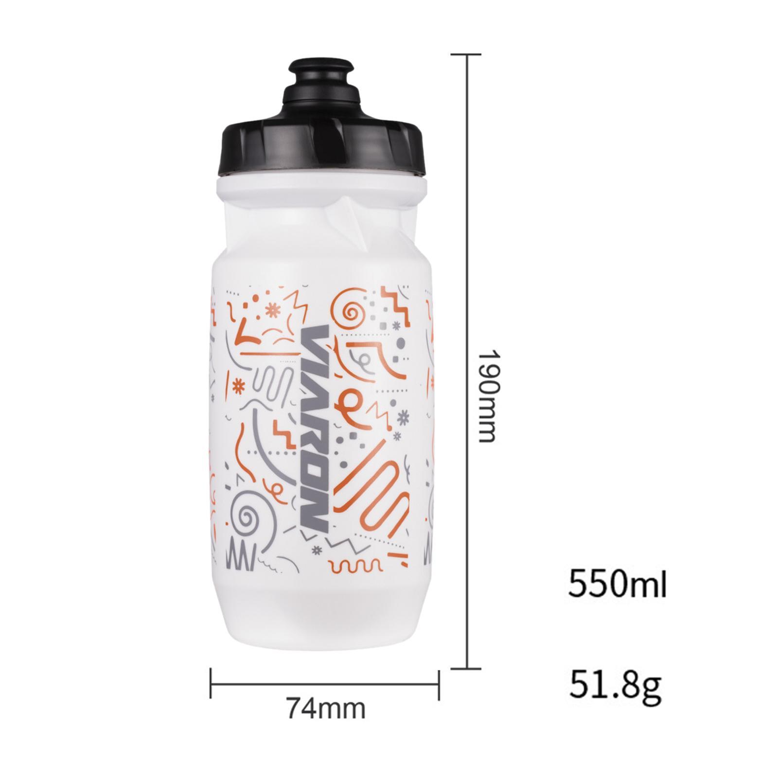 Bike Water Bottle, Bicycle Sports Kettle Easy to Grip Outdoor Drinking Cups for Fishing