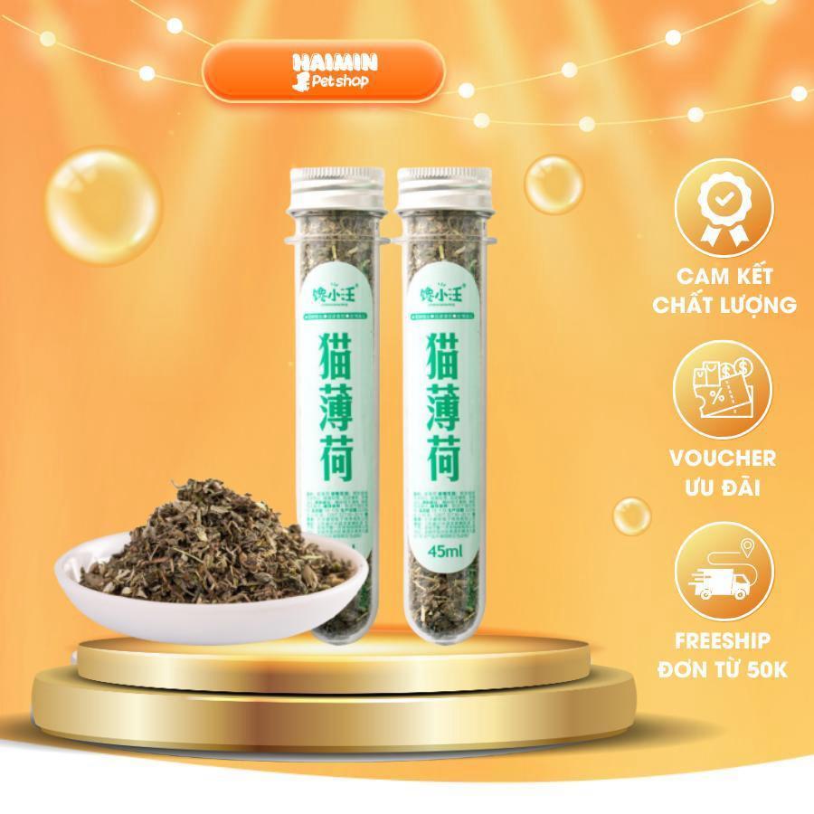 Catnip cỏ mèo lá bạc hà khô phê pha cho mèo - HaiMin Petshop