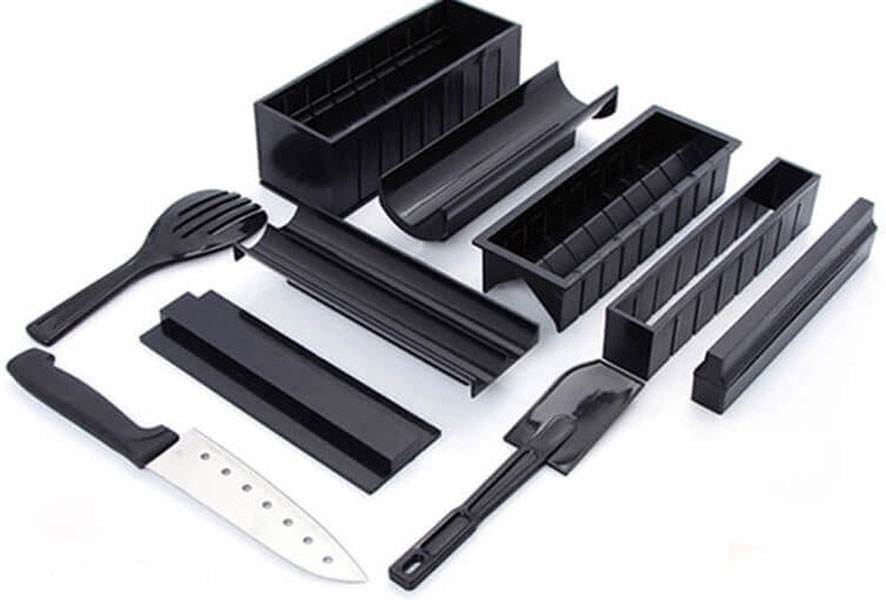 Bộ Dụng Cụ Khuôn Làm SuShi 11 Món Tạo Hình Tiện Lợi.