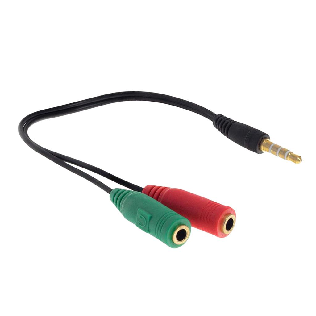 3.5mm  Adapter, Y Splitter Audio Cable, Microphone And Headphone