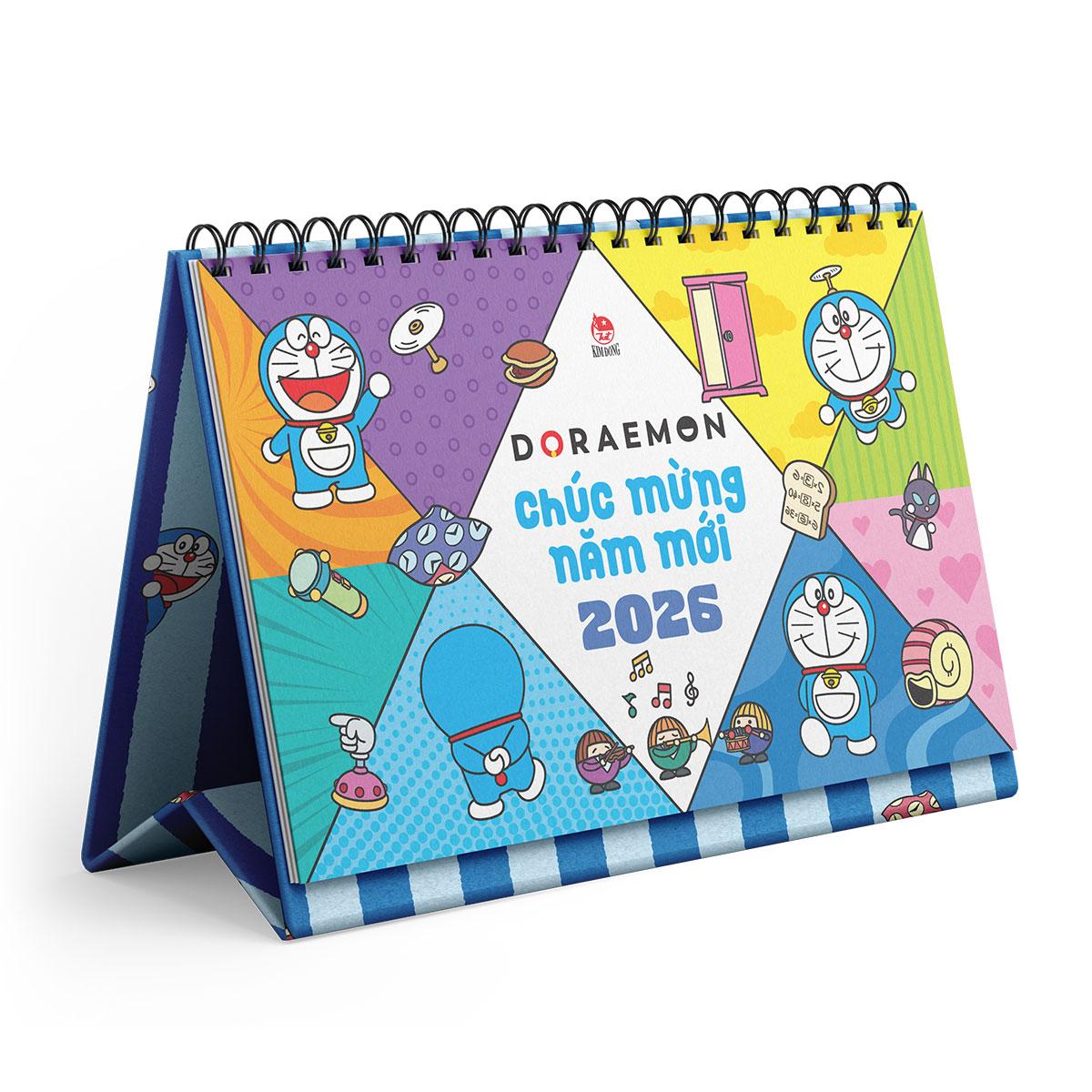 Lịch Để Bàn Doraemon 2026
