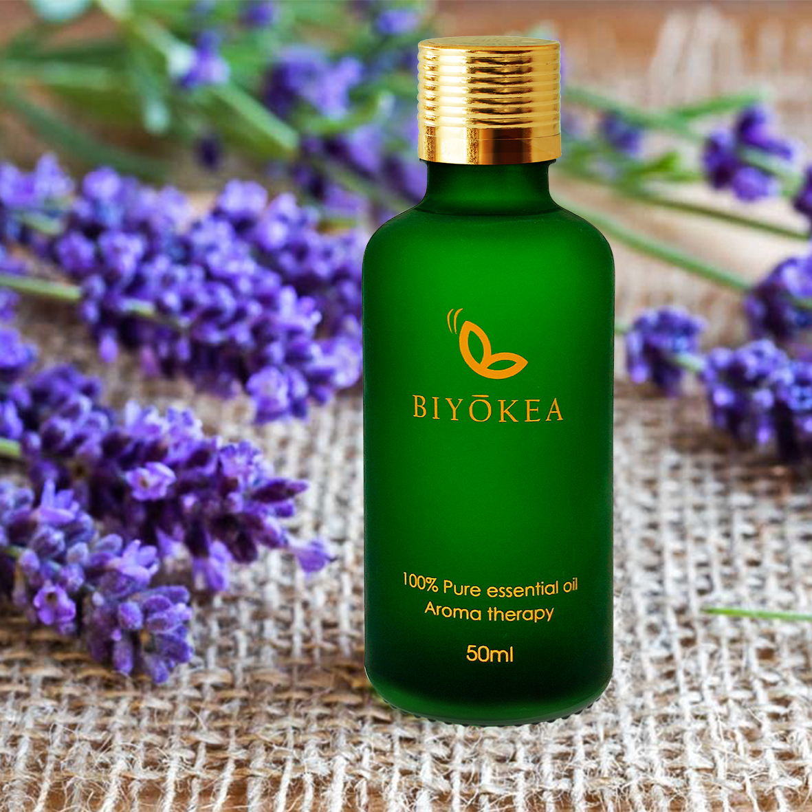 Tinh dầu Oải Hương (Lavender) xông hương thư giãn giảm stress, dễ ngủ 50ml Biyokea