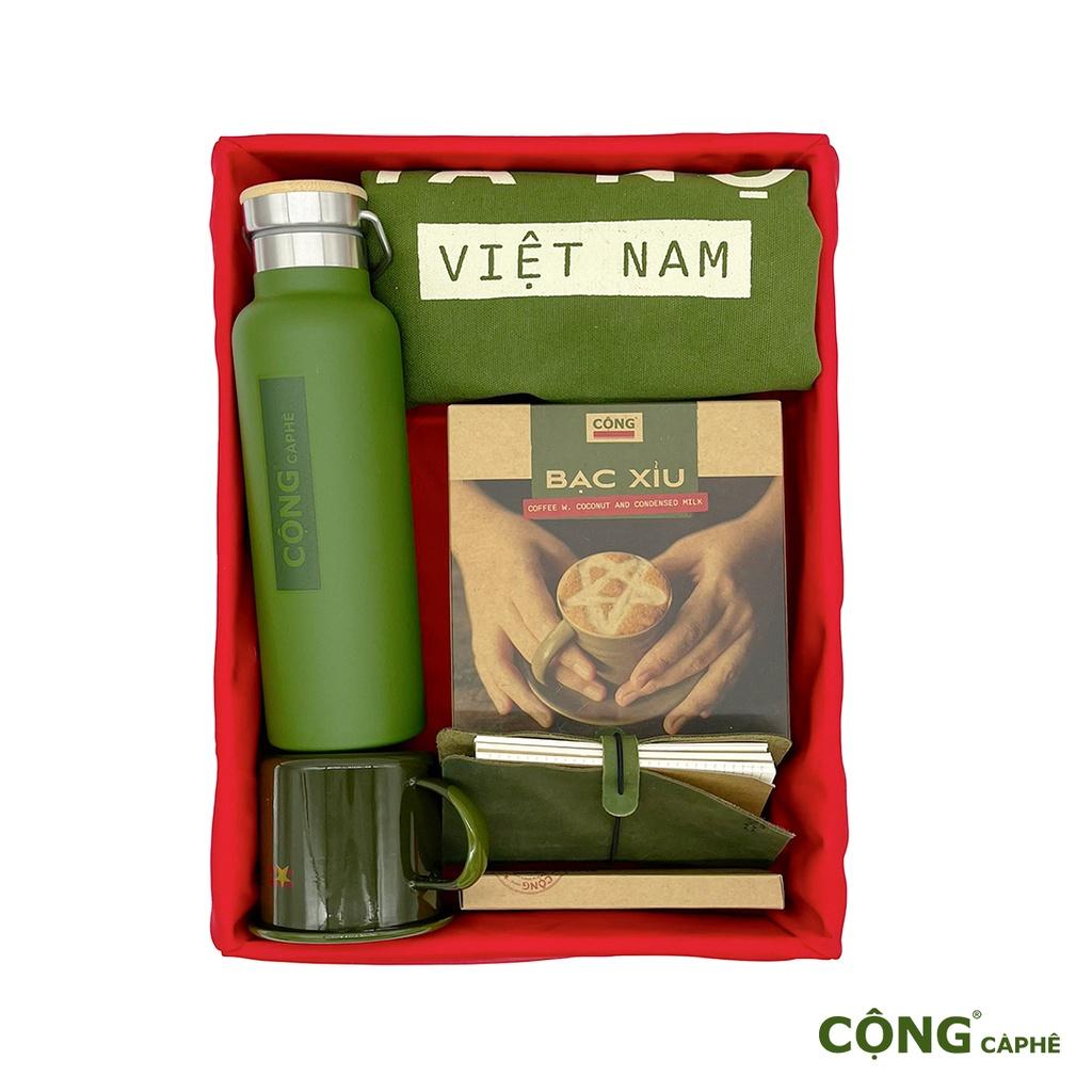 Set quà tặng sinh nhật Cộng Cà Phê - Set Hành Quân 06