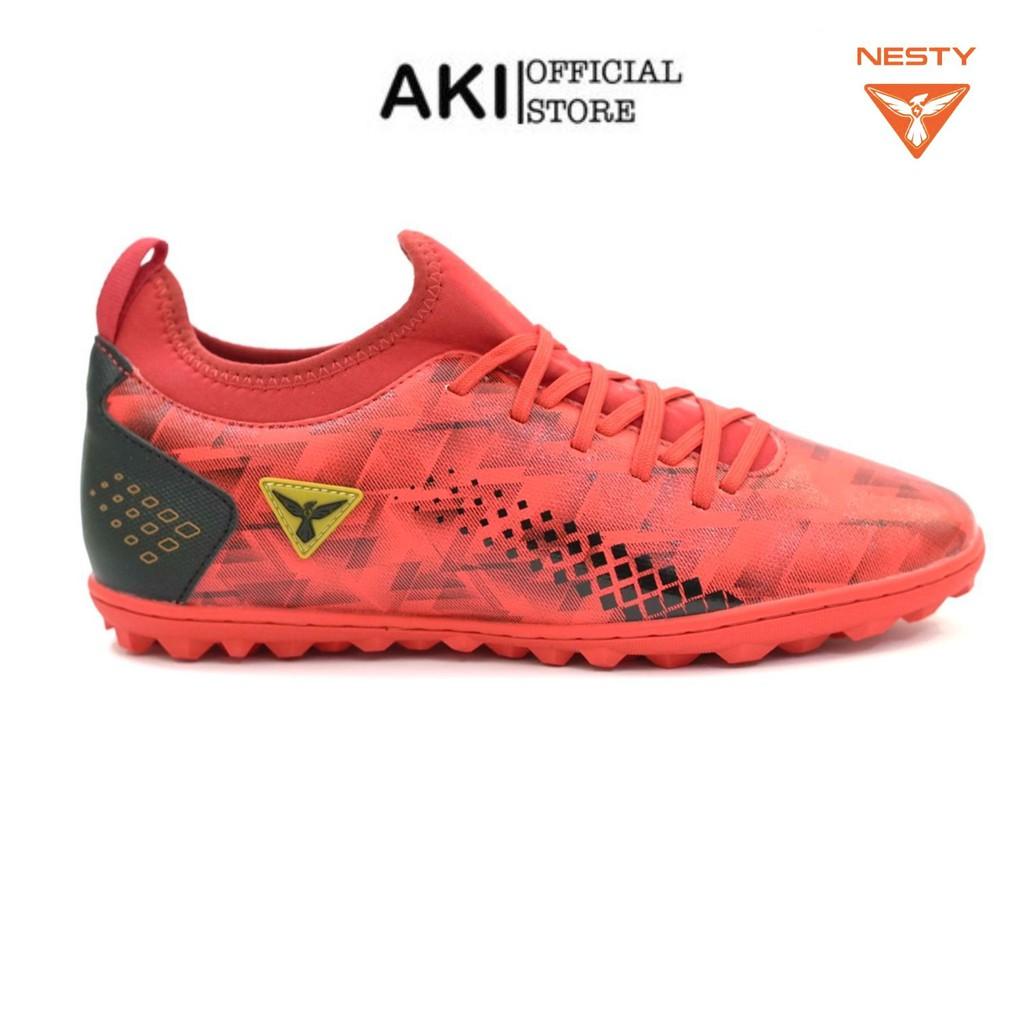 Giày đá bóng nam cỏ nhân tạo Nesty Phoenix Taiyang Đỏ thể thao chính hãng mềm nhẹ - NE004