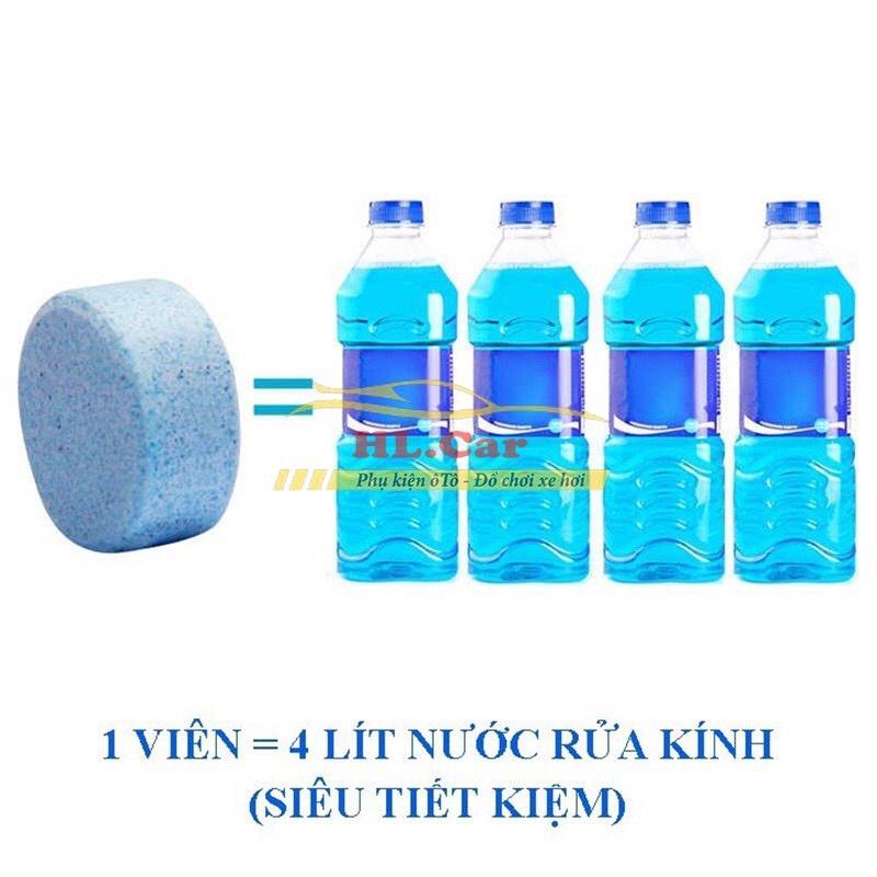 Viên Sủi Rửa Kính Ô tô - Viên Sủi Rửa Kính Xe Hơi - Tiện Dụng - Tiết Kiệm - Loại Tốt Giá Rẻ