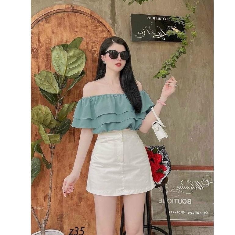 Chân váy lưới 2 tầng  Glamnest