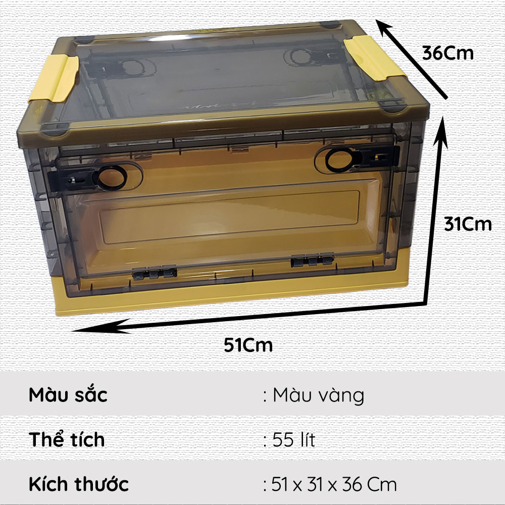 Hộp nhựa, Thùng nhựa đựng đồ đa năng - Có bánh xe di chuyển - Có khớp để xếp chồng lên nhau thành tủ - Hàng chính hãng NIKITA