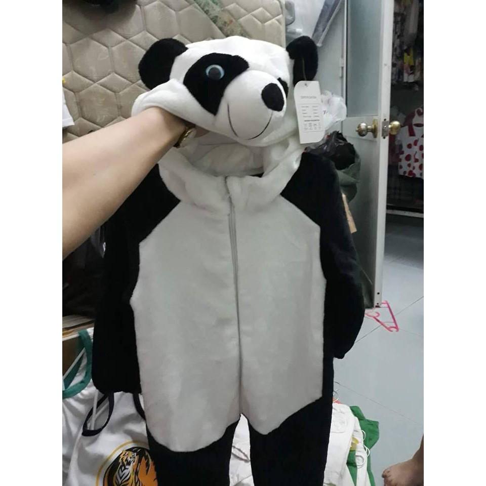 Body Gấu trúc Chất liệu lông nhung cho bé sơ sinh đến 3 tuổi