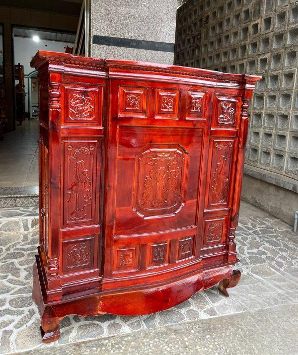 Tủ Thờ Gỗ Tràm Muỗi 4 châN ,Tủ thờ gỗ bàn thờ gia tiên