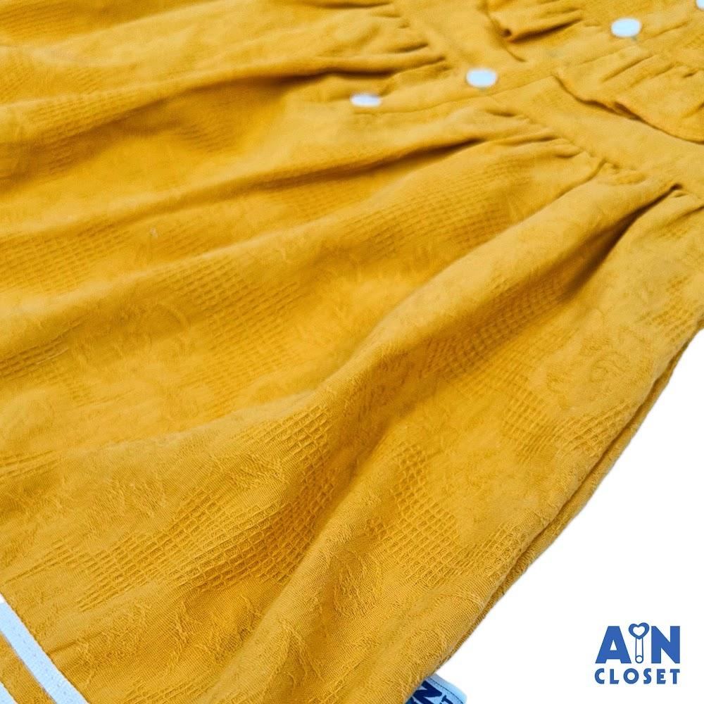 Đầm bé gái họa tiết Bèo Vàng Cotton dệt - AICDBG311OYE - AIN Closet