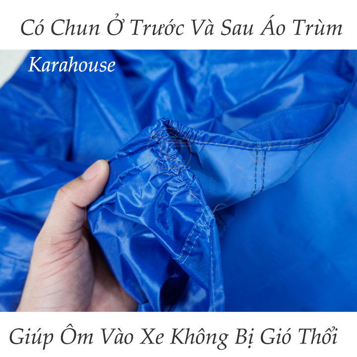 Bạt Trùm Xe Máy Xe Đạp Karahouse Dày Dặn Chống Nắng, Bụi Bẩn Có Chun Chống Gió