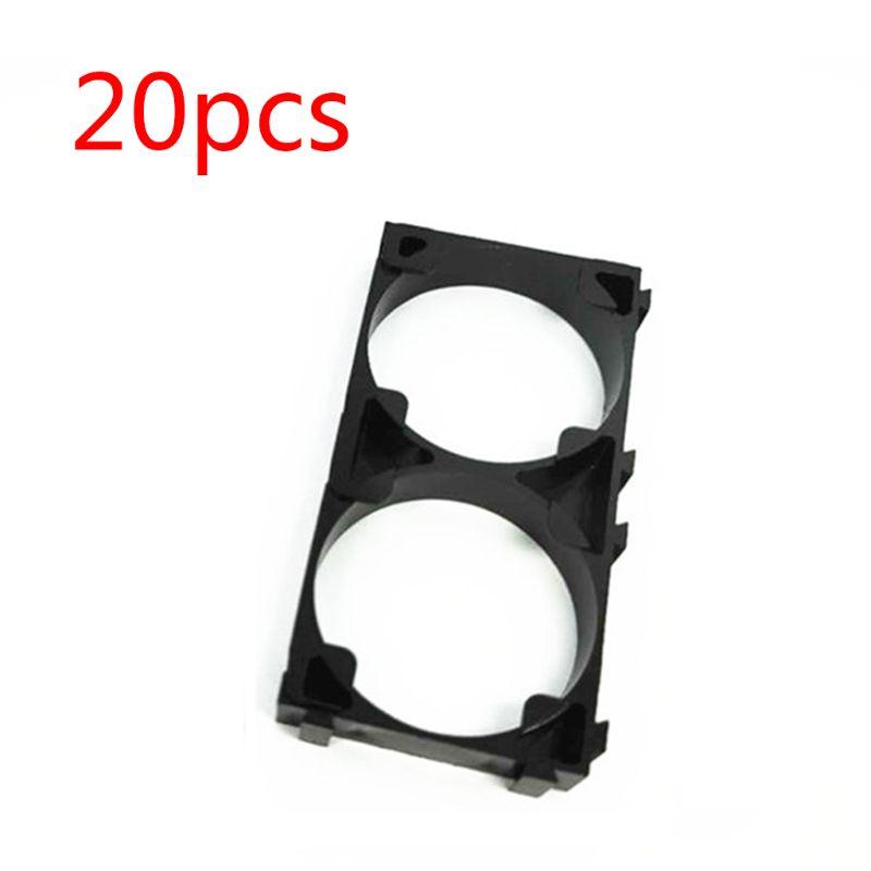 20 Gói Giá đỡ Chống rung 32650 Giá đỡ Giá đỡ An toàn Di động Màu sắc: Đen