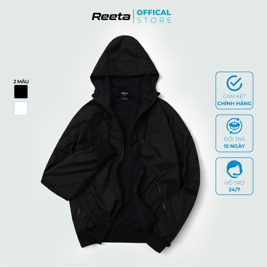 Áo khoác thể thao nam nữ REETA, mềm mịn với 2 lớp chất liệu cao cấp, chống thấm nước và không gây ám mùi - A1716