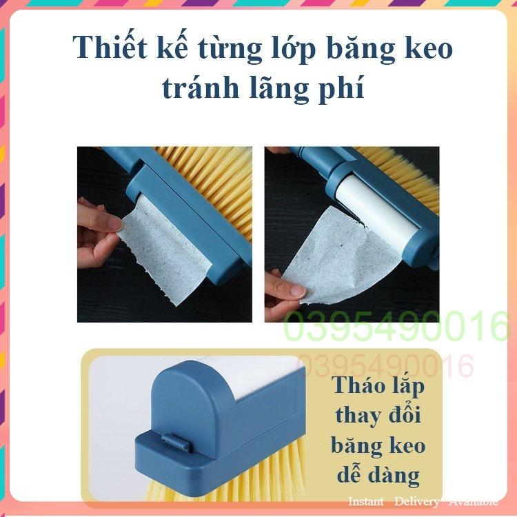 Chổi nhựa lông mềm Kèm đầu lăn, lau xe ô tô sợi siêu mịn, quét bụi bàn ghế, ga giường, sofa, chăn văn phòng gia đình....