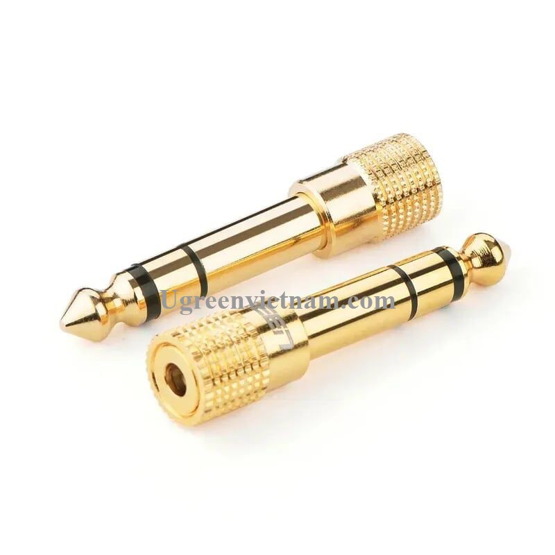 Đầu Chuyển Đổi Ugreen 3.5mm Âm Sang 6.5mm Dương 20503 - Hàng Chính Hãng