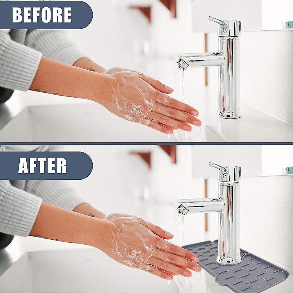 Tay cầm vòi silicon nhỏ giọt vòi silicon silicon splash bảo vệ, vòi chìm mat màu xám